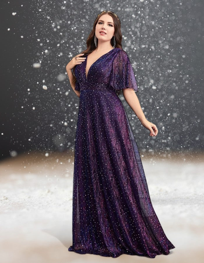 Robe de Cocktail Grande Taille pour Mariage