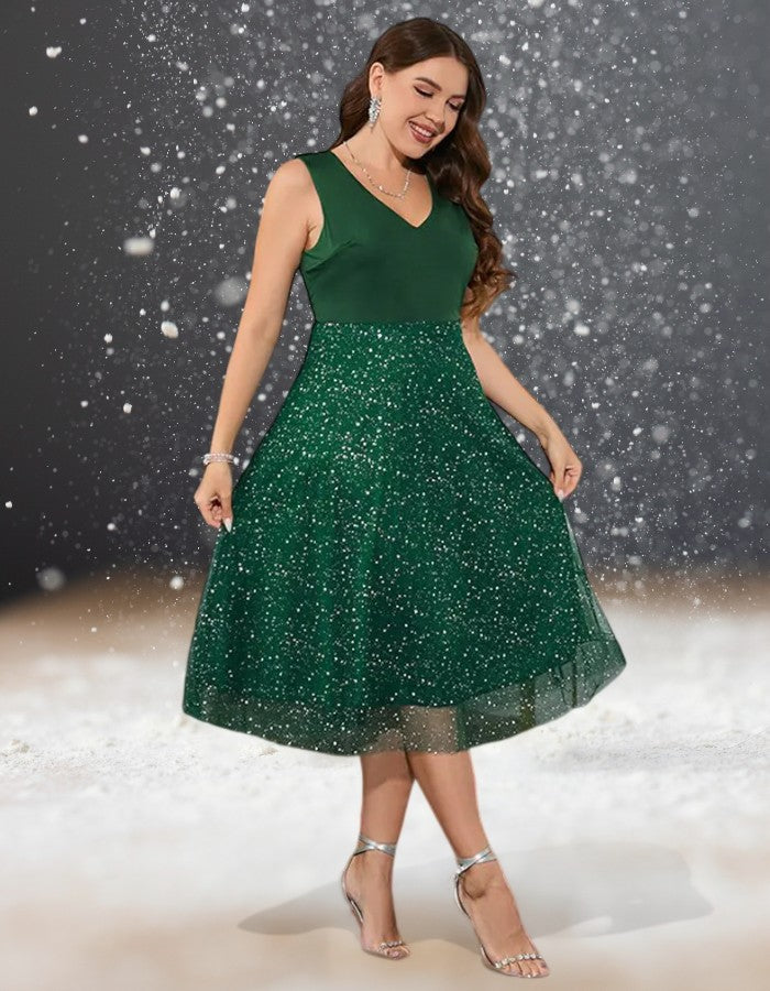 Robe Mariage Cocktail Femme Ronde