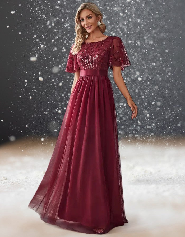 Robe de temoin rouge new arrivals