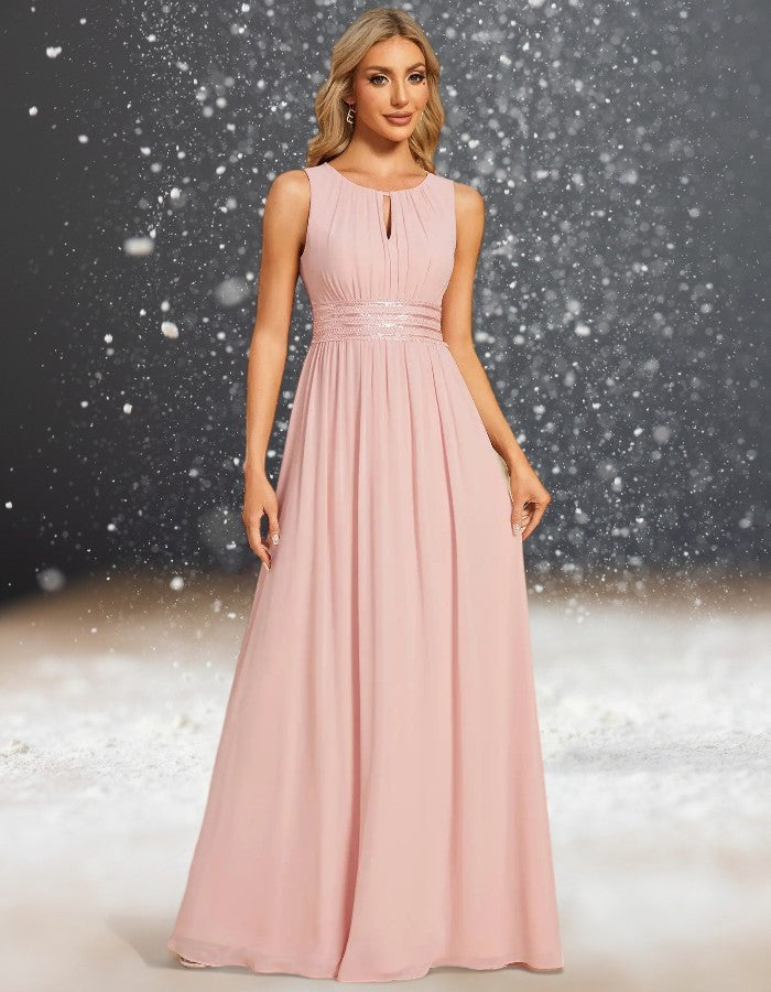 Robe cocktail mariage rose