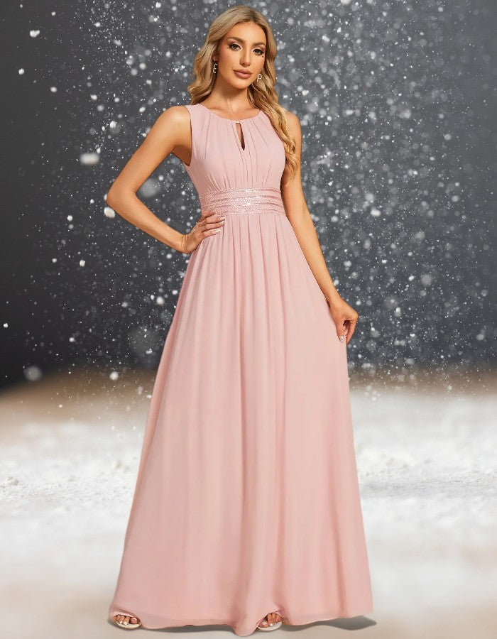 Robe cocktail mariage rose