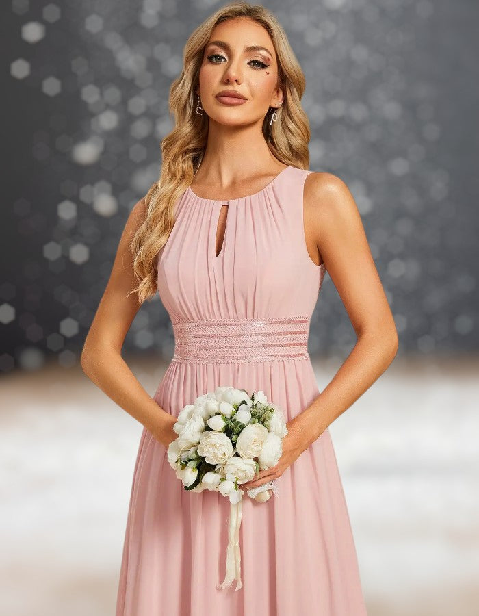 Robe cocktail mariage rose