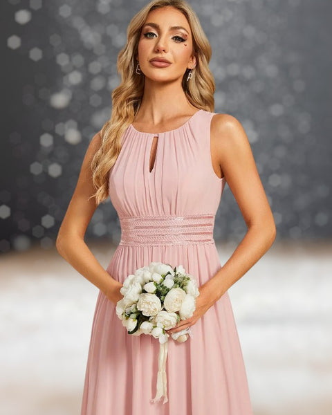 Robe cocktail mariage rose