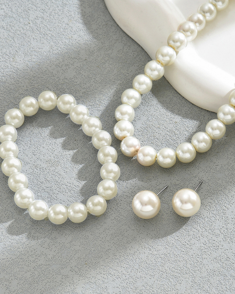 Parure perle chic