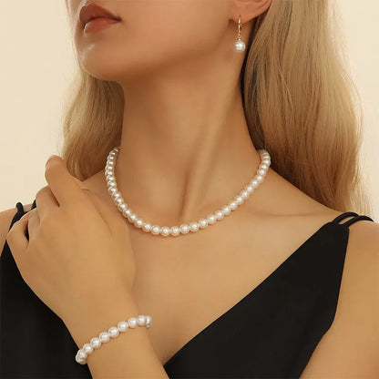 Parure perle chic