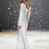 Robe Blanche Longue Cocktail Mariage longue