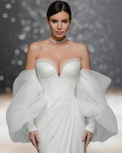 Robe Bustier Cocktail Mariage décolter