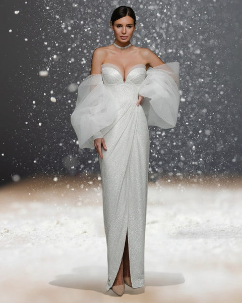 Robe Bustier Cocktail Mariage