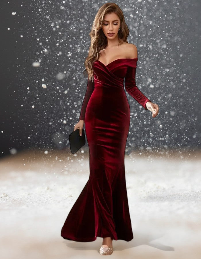 Robe Cocktail Hiver Mariage femme