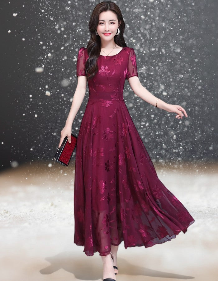 Robe Cocktail Mariage Bordeaux