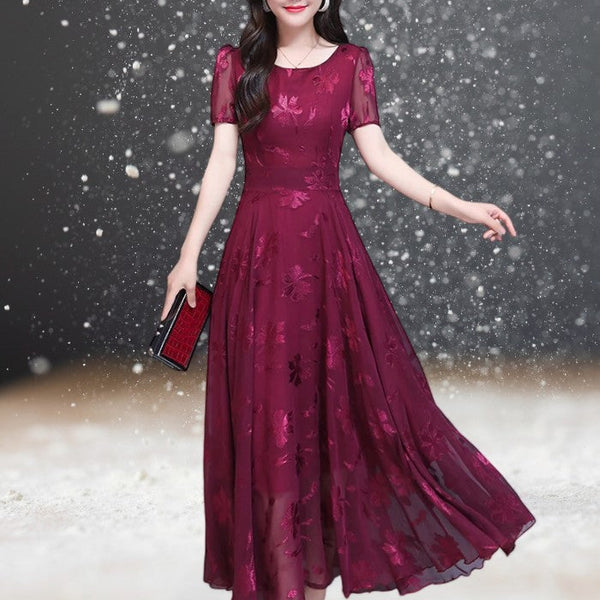 Robe Cocktail Mariage Bordeaux