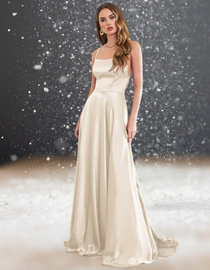 Robe Cocktail Mariage Champagne