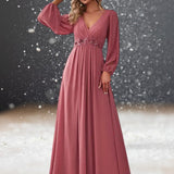 Robe Cocktail Mariage Vieux Rose