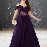 Robe Cocktail Mariage Violet