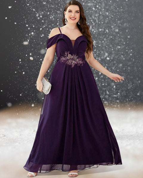 Robe Cocktail Mariage Violet