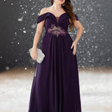 Robe Cocktail Mariage Violet femme
