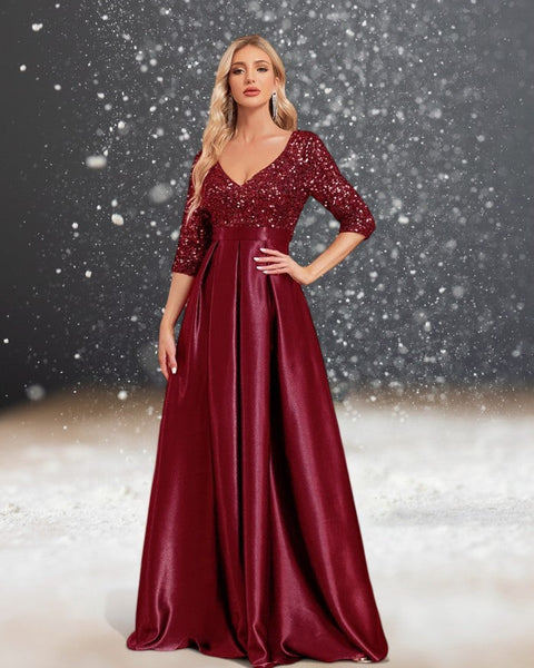 Robe Cocktail Satin Cérémonie Mariage