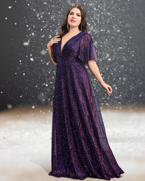 Robe de Cocktail Grande Taille pour Mariage