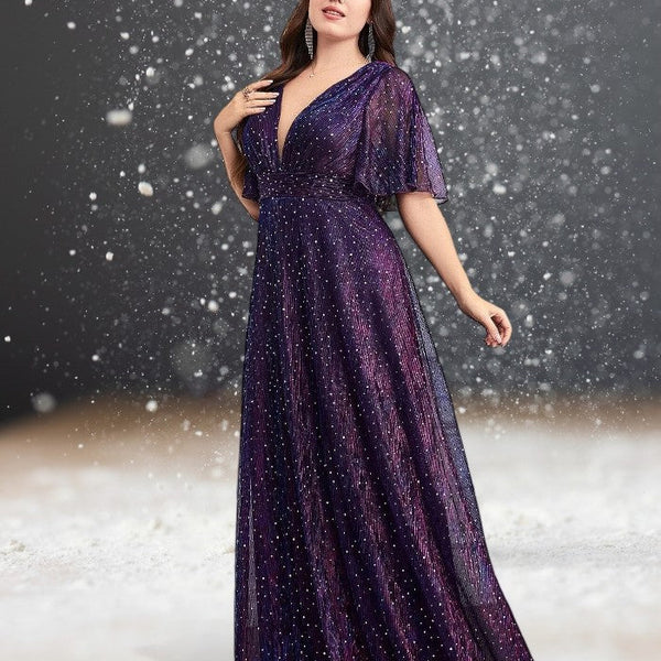 Robe de Cocktail Grande Taille pour Mariage