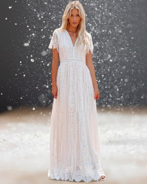 Robe de Cocktail Mariage Champêtre