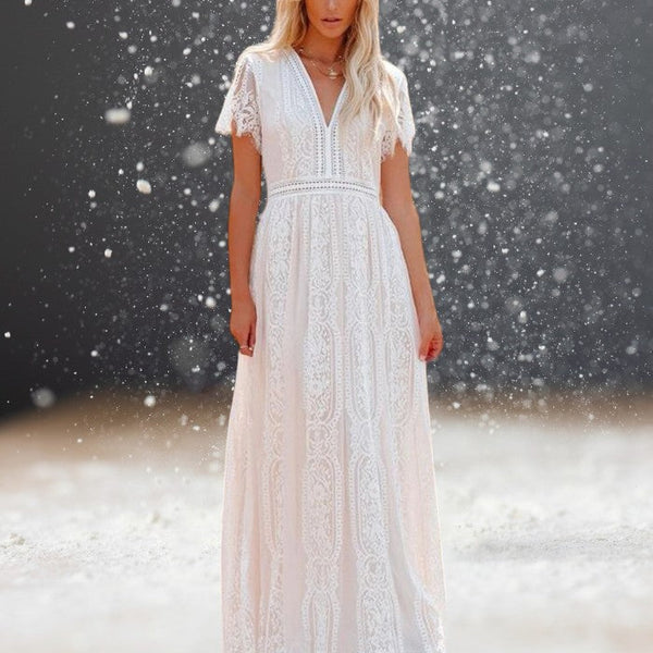 Robe de Cocktail Mariage Champêtre