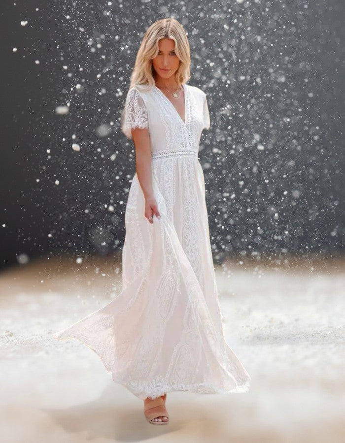 Robe de Cocktail Mariage Champêtre femme