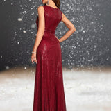 Robe de Cocktail pour Mariage Chic 2022 de dos