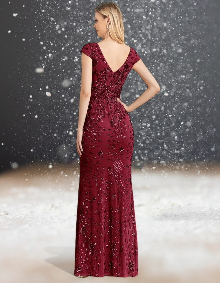 Robe de Cocktail pour Mariage Chic 2023 de dos