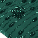 Robe de Cocktail pour Mariage Chic Longue paillettes fleurs