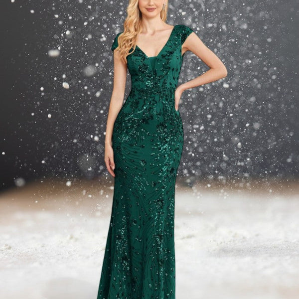 Robe de Cocktail pour Mariage Chic Longue