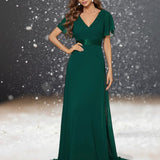 Robe de Cocktail Vintage pour Mariage face