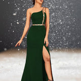 Robe de Soirée Mariage Vert Émeraude