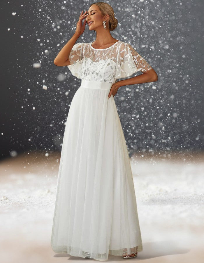 Robe Dentelle Cocktail Mariage longue