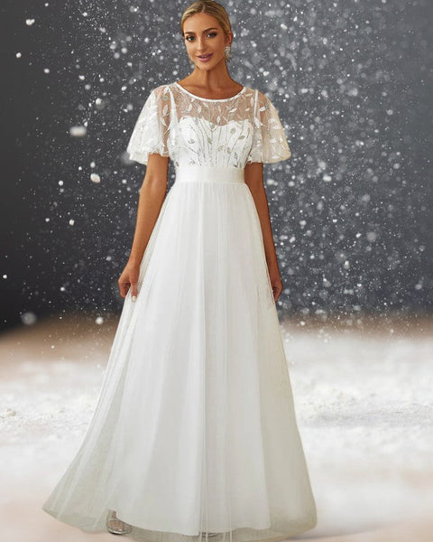 Robe Dentelle Cocktail Mariage