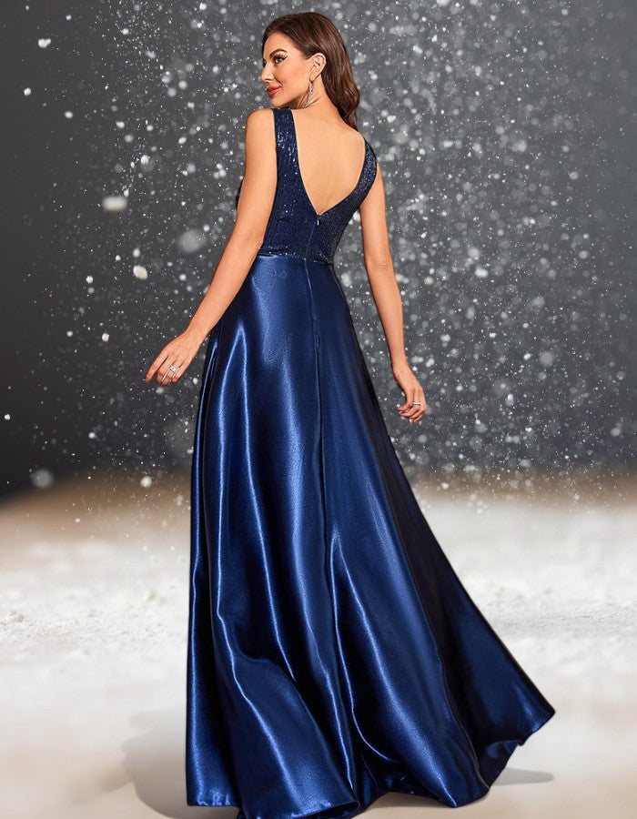 Robe Habillée Cocktail Mariage de dos