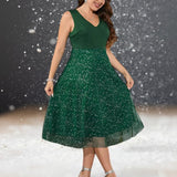 Robe Mariage Cocktail Femme Ronde