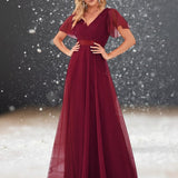 Robe Rouge Cocktail Mariage