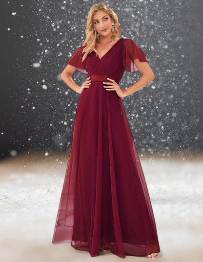 Robe Rouge Cocktail Mariage